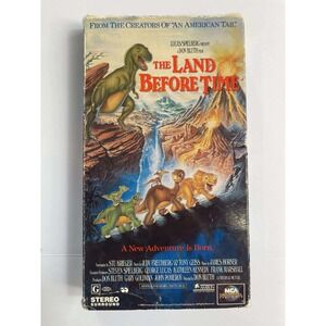 The Land Before Time VHS‎ Tape – MCA Universal – Original Clamshell – Tested